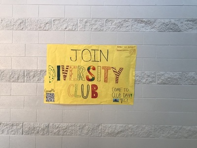 Diversity Club Poster In The Main Hall