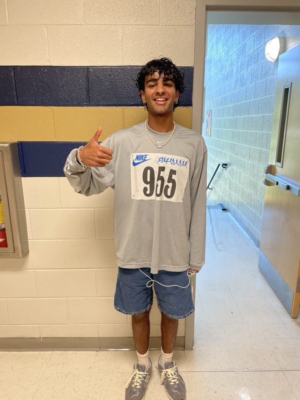 Ritvik Vasudeva in a casual fall Friday fit!