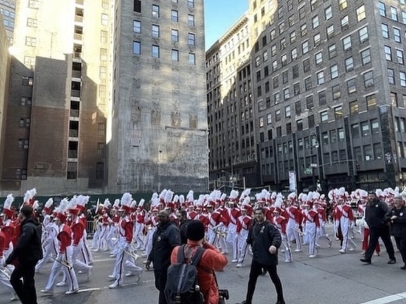 The Great American Marching Band in the Macys Thanksgiving Day Parade
