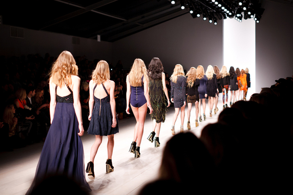 This is what a basic runway looks like during New York Fashion Week!