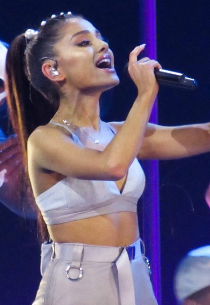 Ariana Grande, a talented performer and lyricist.