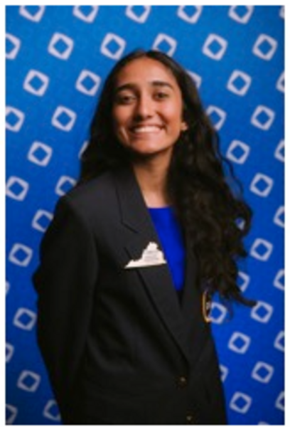 Aanandi Parashar as Virginia DECA vice president