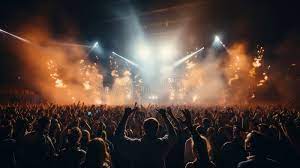 Picture taken from a Rio concert. 