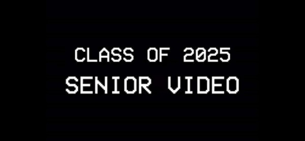 The senior video was showcased on senior day at Hidden Valley. 