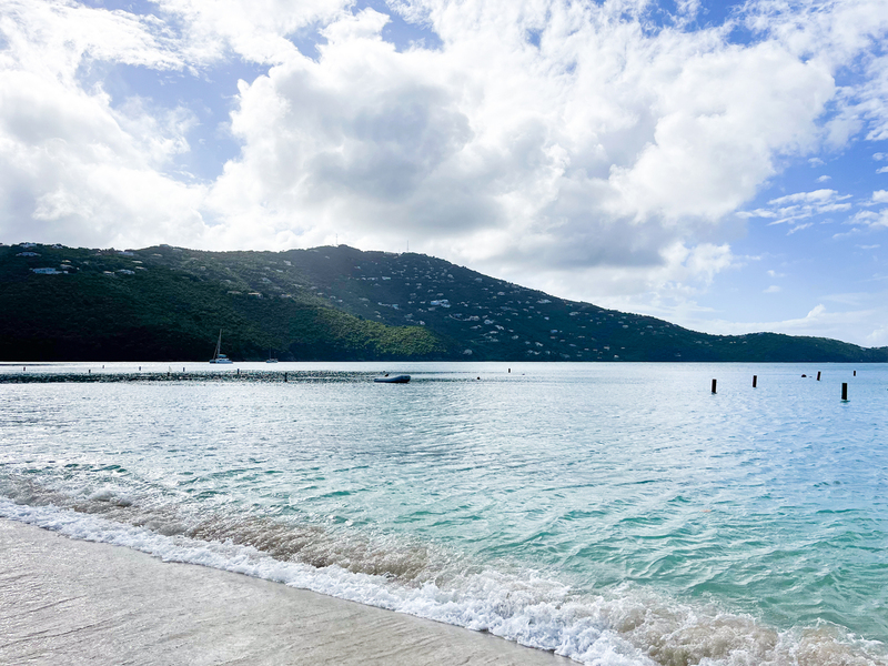 A beach on a British island