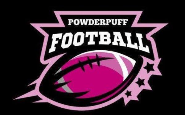 This is an icon of the powderpuff football game. It shares the theme color as the team's uniforms.