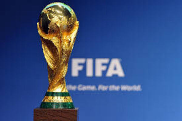 The famous trophy for the winner of the World Cup