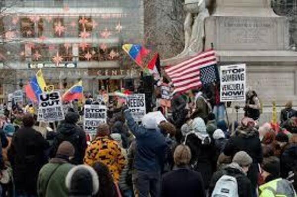 Rallies surrounding the capture of Former President Maduro