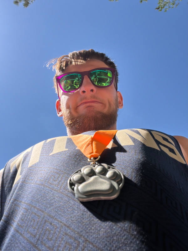 Griffin Ross after the Terrier Challenge.